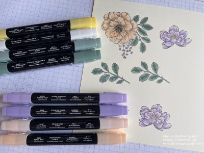 Markers used in the Abigail Rose Suite greeting cards